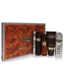 Cuba Gold by FragluxeGift Set -- 3.3 oz Eau De Toilette Spray + 3.3 oz After Shave Spray + 6.7 oz Body Deodorant Spray + 6.7 oz Shower Gel +  1.17 oz EDT SprayMen(cologne, perfume, fragrance)