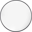 Black 30 IN Metal Round mirror