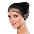 Disposable Hair Net 18", Pack of 100 Bouffant Caps Disposable with Stretchy Band, Thin Nylon Bouffant Hair Nets, Breathable Lightweight Hairnets for Work, Unisex Disposable Hair Nets Food Service