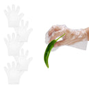 Pack of 2000 Poly Embossed Gloves, Natural color, Large size, 0.3 Mil. Polyethylene Disposable Gloves. Unisex Transparent Food Gloves for Kitchen, Cooking, Picnics, Supermarkets.