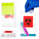 Biohazard Specimen Bags, 3 x 5 Inch. Pack of 1000 Clear Zipper Specimen Bags. 3 Wall Polyethylene Specimen Bag. 2 Mils Specimen Biohazard Bag. Biohazard Transport Bag. Biohazard Plastic Bags