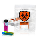 Biohazard Specimen Bags, 8 x 10 Inch. Pack of 100 Clear Zipper Specimen Bags. 3 Wall Polyethylene Specimen Bag. 2 Mils Specimen Biohazard Bag. Biohazard Transport Bag. Biohazard Plastic Bags