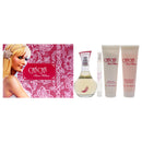 Can Can by Paris Hilton for Women - 4 Pc Gift Set 3.4oz EDP Spray, 0.34oz EDP Spray, 3oz Body Lotion, 3oz Bath and Shower Gel