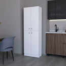 Cameron Pantry Cabinet with 4 doors and 5 hidden shelves