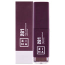 The Longwear Lipstick - 281 Aubergine by 3INA for Women - 0.20 oz Lipstick