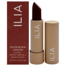 Color Block Lipstick - Rumba by ILIA Beauty for Women - 0.14 oz Lipstick