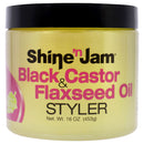 Shine-n-Jam Black Castor and Flaxseed Oil Styler